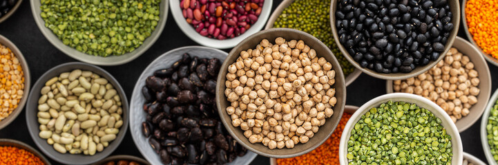 Image of colorful beans and pulses